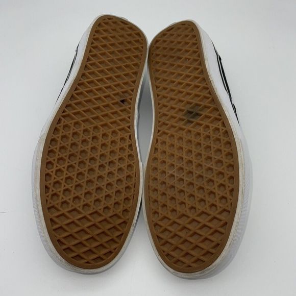 Vans Lace Up Shoes Skate Black Low Top Canvas Women’s Size 10 721356 - Picture 6 of 6